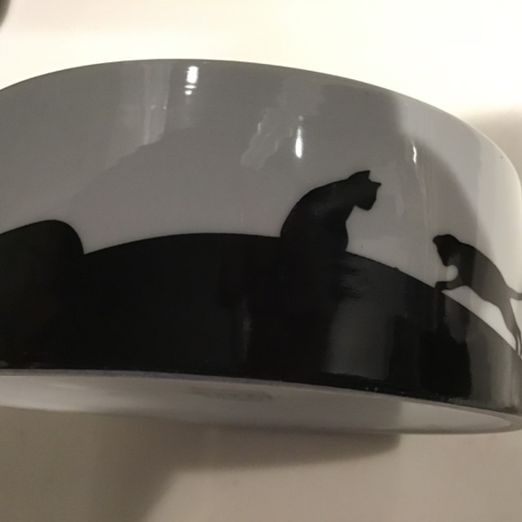 CATS & DAWGS CERAMIC ROUND CAT FOOD/WATER BOWL - Picture 4 of 6